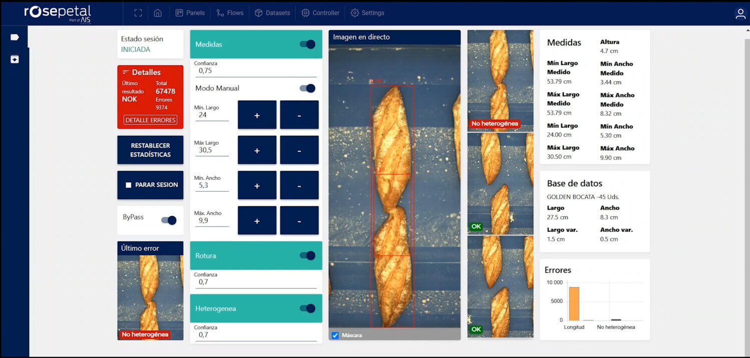 Control de calidad con Deep Learning para panaderías industriales