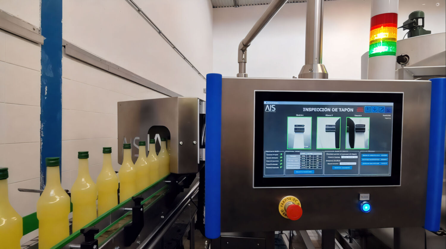 AIS Hopper: El Mejor Inspector de Tapón a 360º para Control de Calidad
